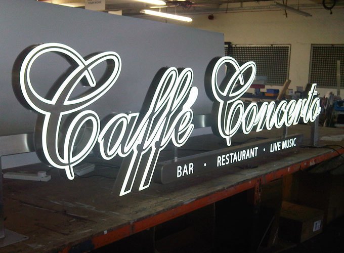 Habib's Restaurant Signage